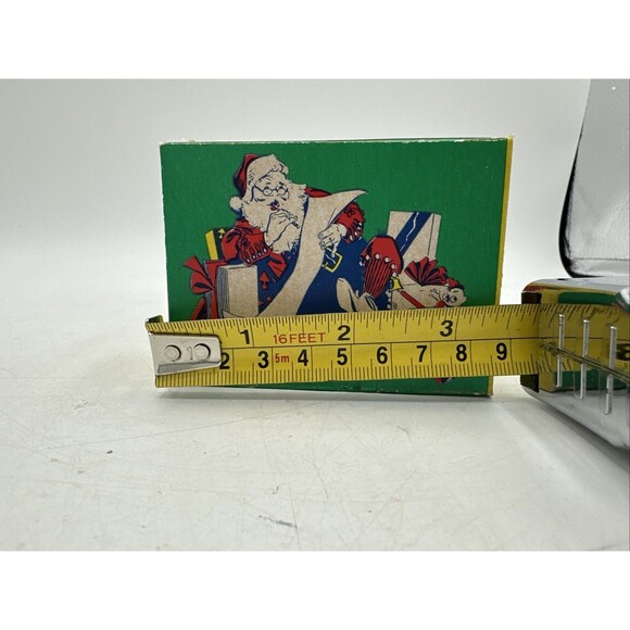 Vintage Christmas Candy Gift Box Container Cardboard Paper Holiday Ornament - Picture 12 of 14